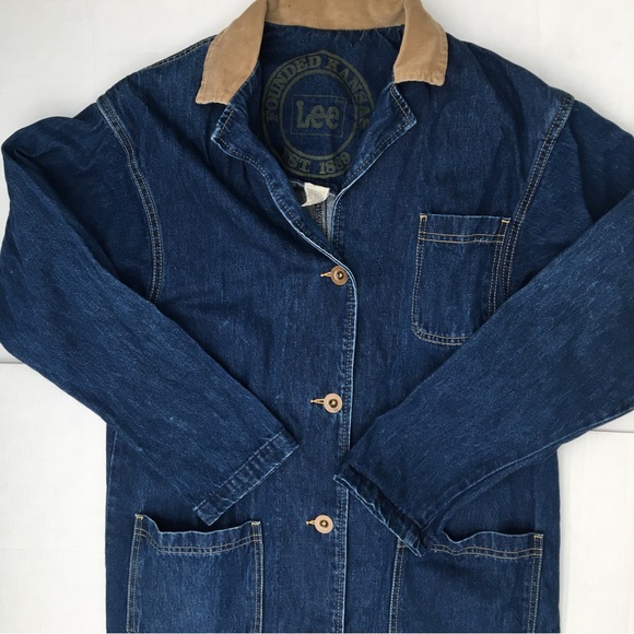 Vintage Lee Denim Jeans Dress Size Small - Picture 2 of 14